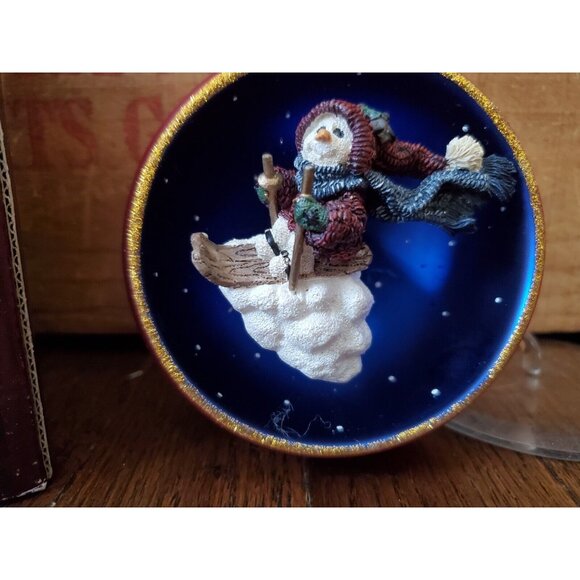Boyds Bears Folkstone: Jacques...Starlight Skier #25950 Retired Ornament Snowman - Picture 5 of 10